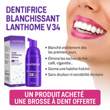 LANTHOME V34 - Dites adieu au jaunissement et bonjour à un sourire éclatant en quelques jours seulement